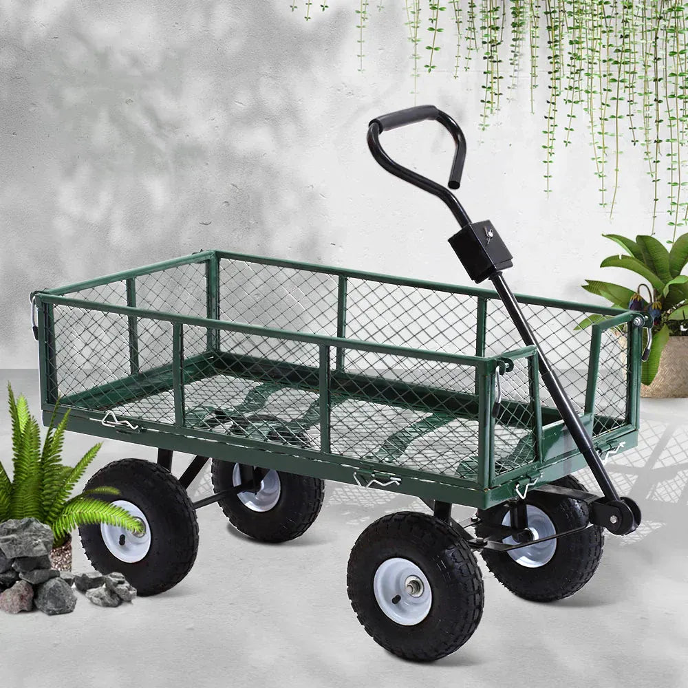 🔥Hot Sale🎁Mesh Garden Steel Hand Truck & free shipping