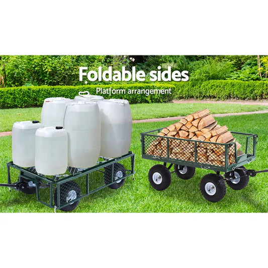 🔥Hot Sale🎁Mesh Garden Steel Hand Truck & free shipping