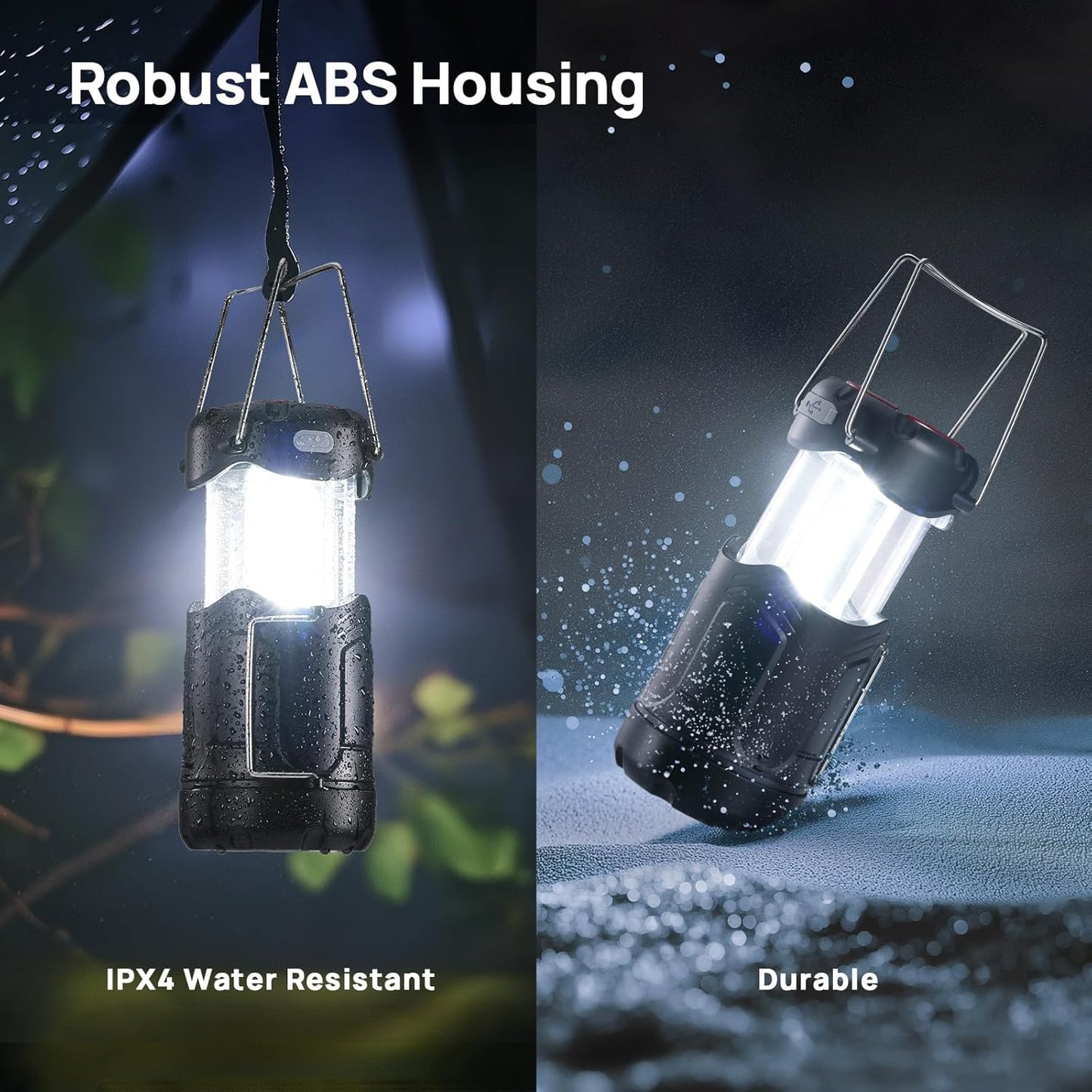 2 Pack Collapsible LED Camping Lantern
