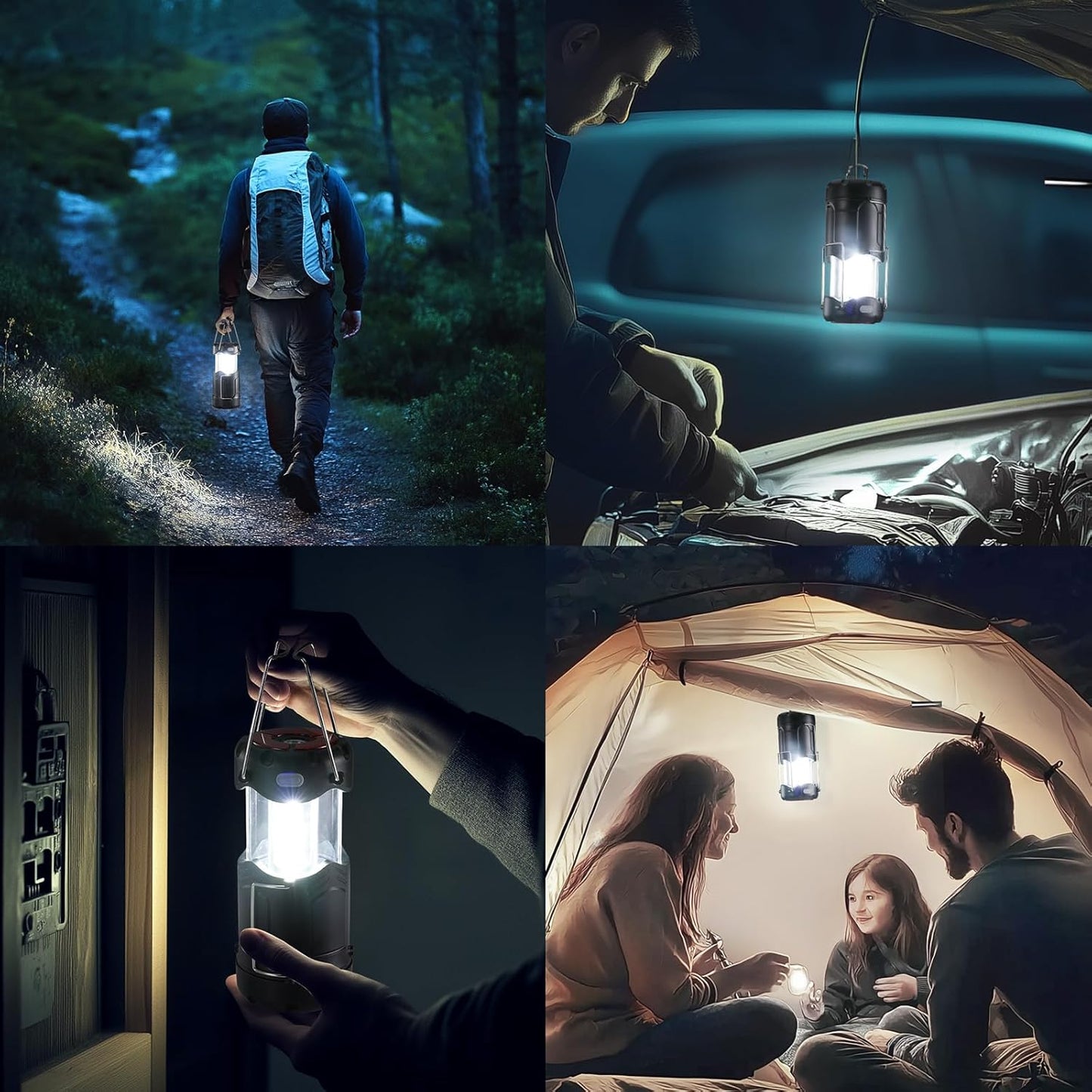 2 Pack Collapsible LED Camping Lantern